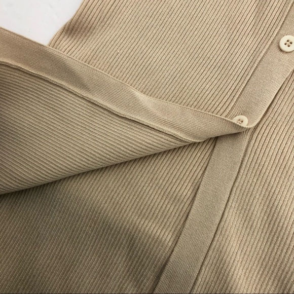 Olivaceous ribbed cardi Cardigan cream - Picture 15 of 16